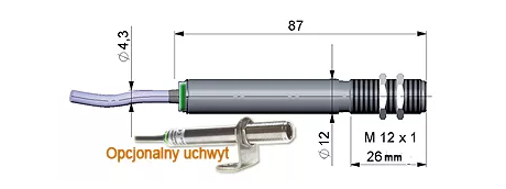 Pirometr CS LT wymiary
