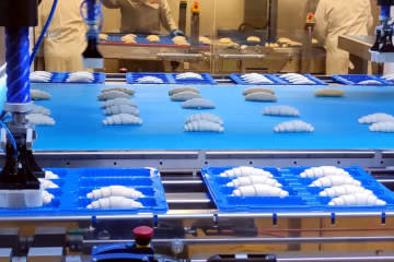 Kontrola zimnego łańcucha i pakowania w produkcji rogalików